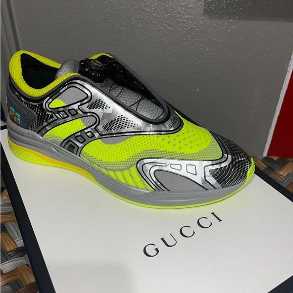 Gucci | Shoes | Gucci Ultrapace R Neon Yellow | Poshmark display picture 1